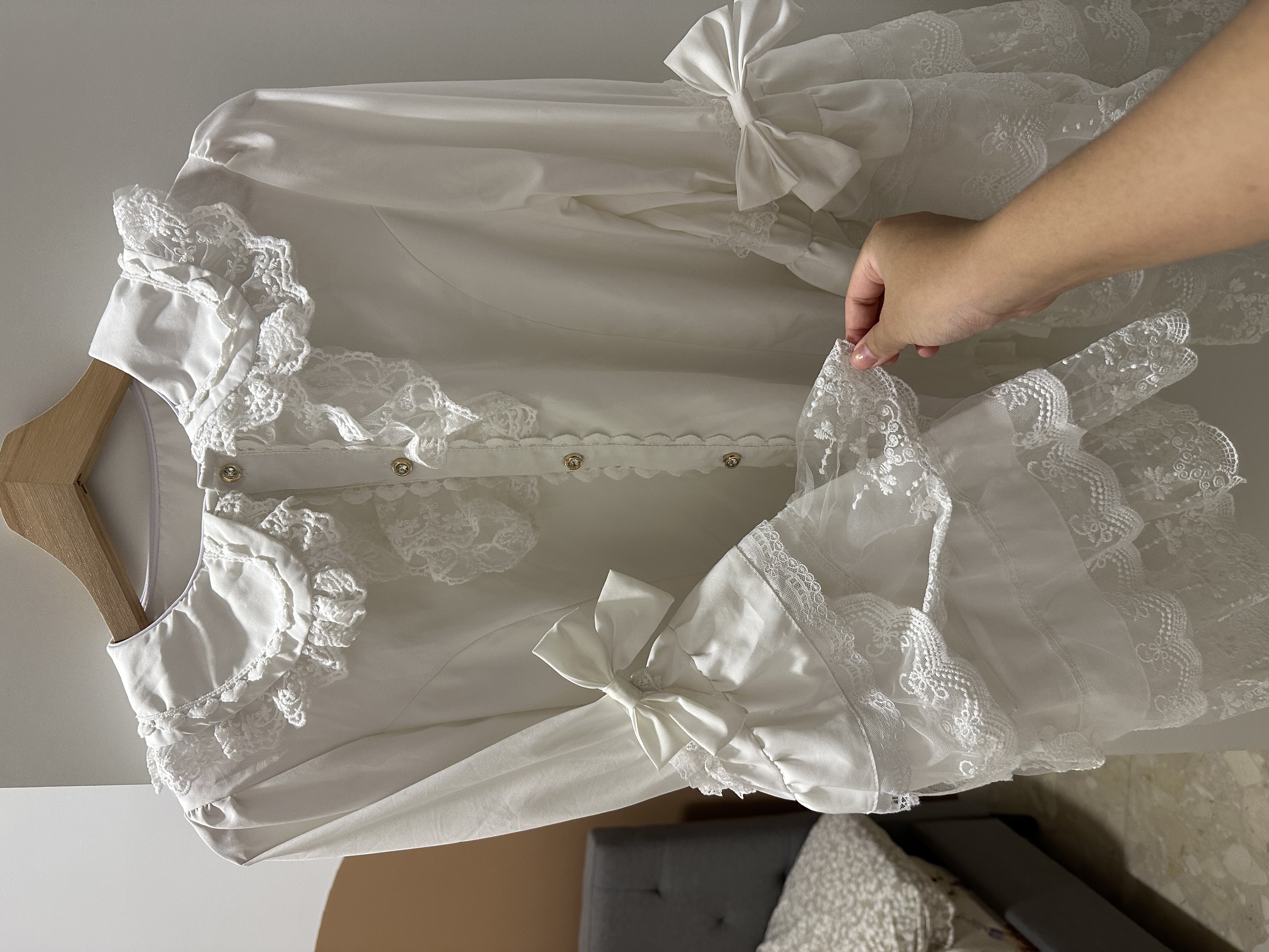 White Lolita EGL Blouse Princess Prince - Photo 3