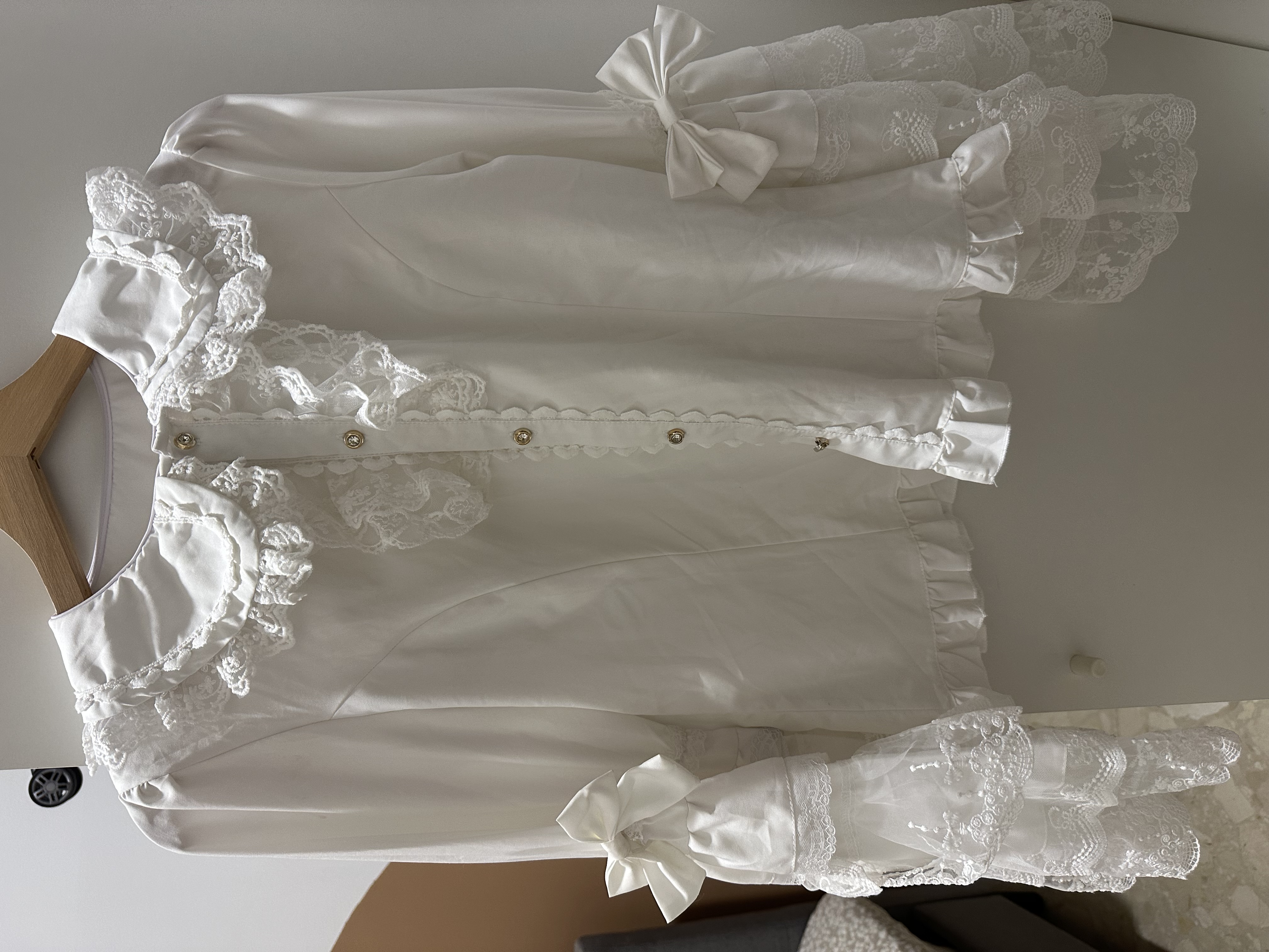 White Lolita EGL Blouse Princess Prince - Photo 4