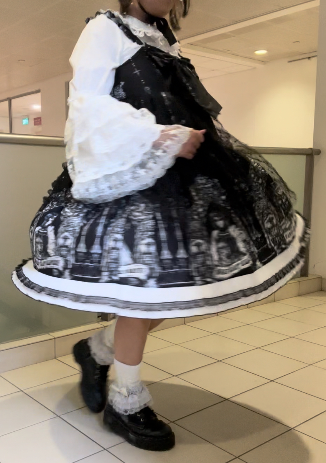 Gothic JSK Lolita EGL Black Dress - Photo 3