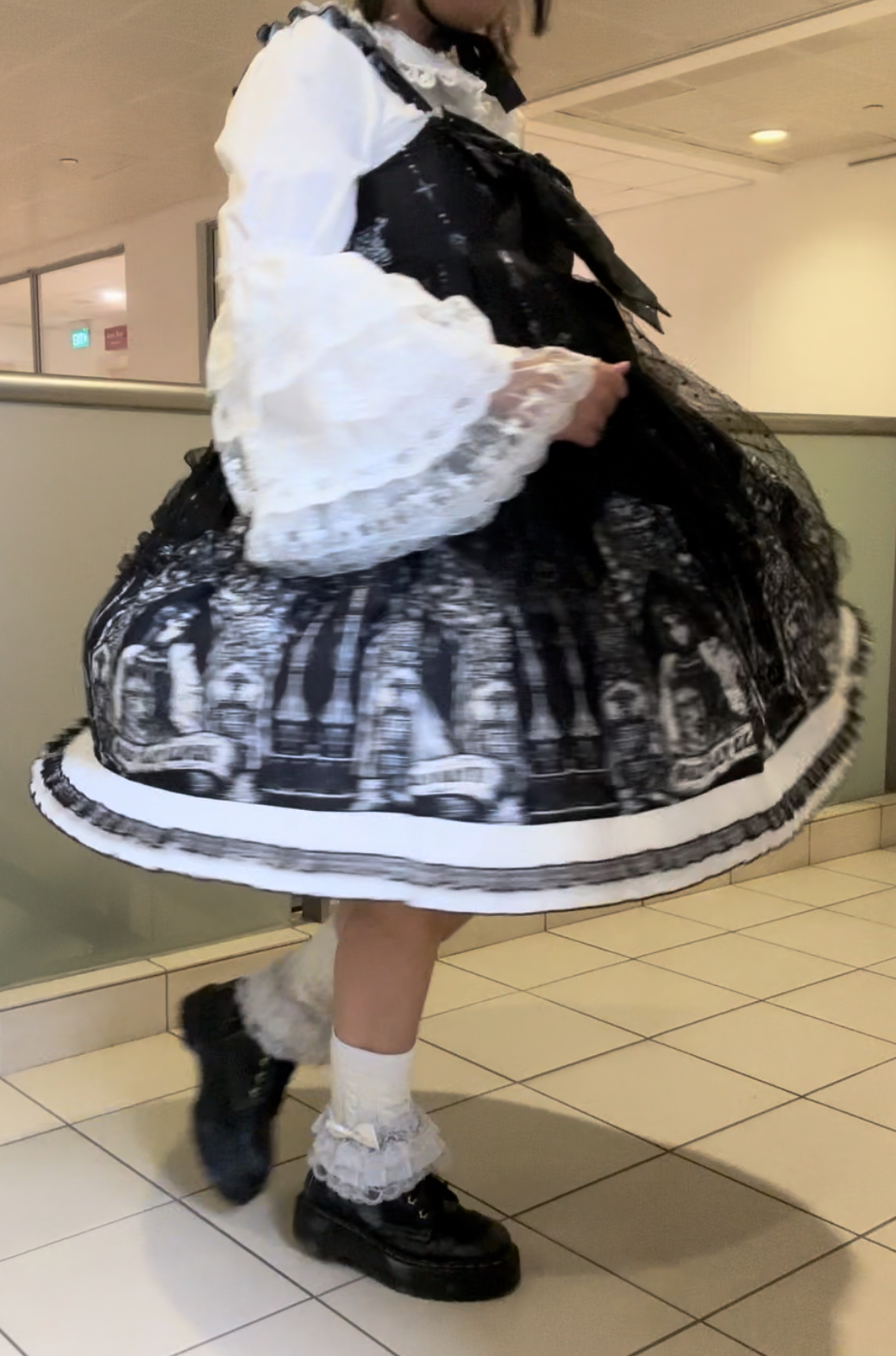 Gothic JSK Lolita EGL Black Dress - Photo 4
