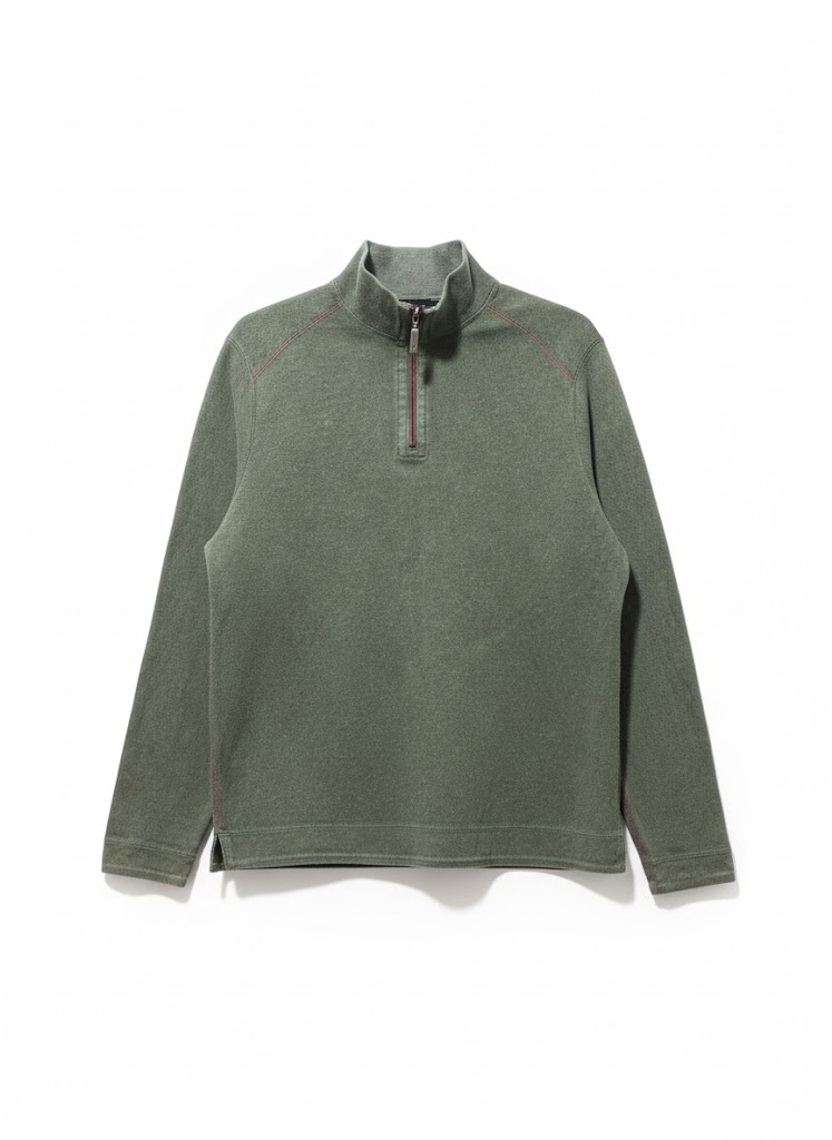 Reversible Quarter-Zip Sweater