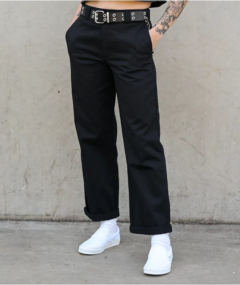 Dickies workers roll up hem pants