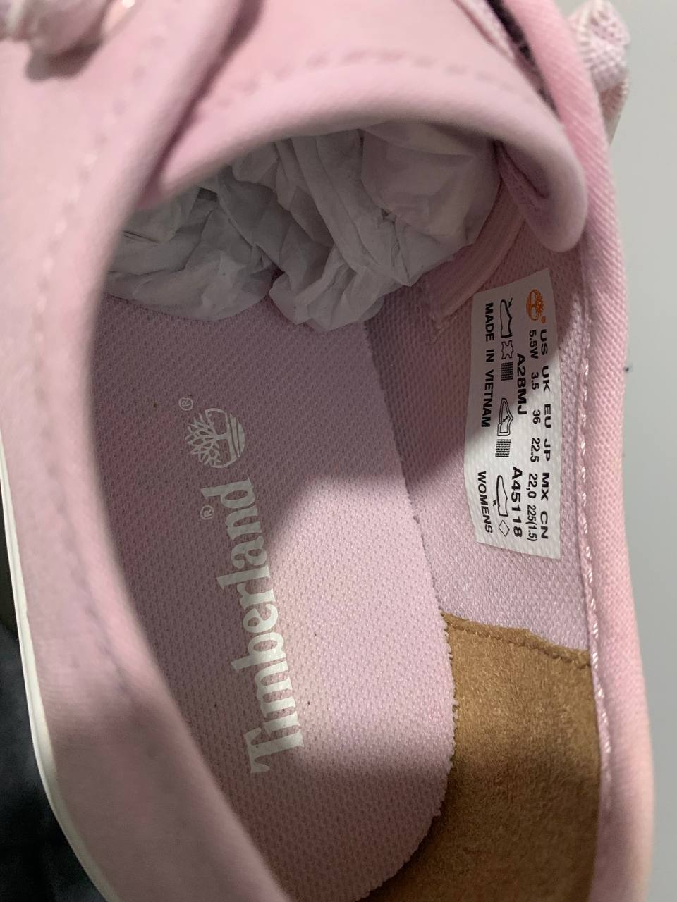 Timberland Timberland Newport Bay Oxford Pink Canvas Shoes (Size 5.5) - Photo 4