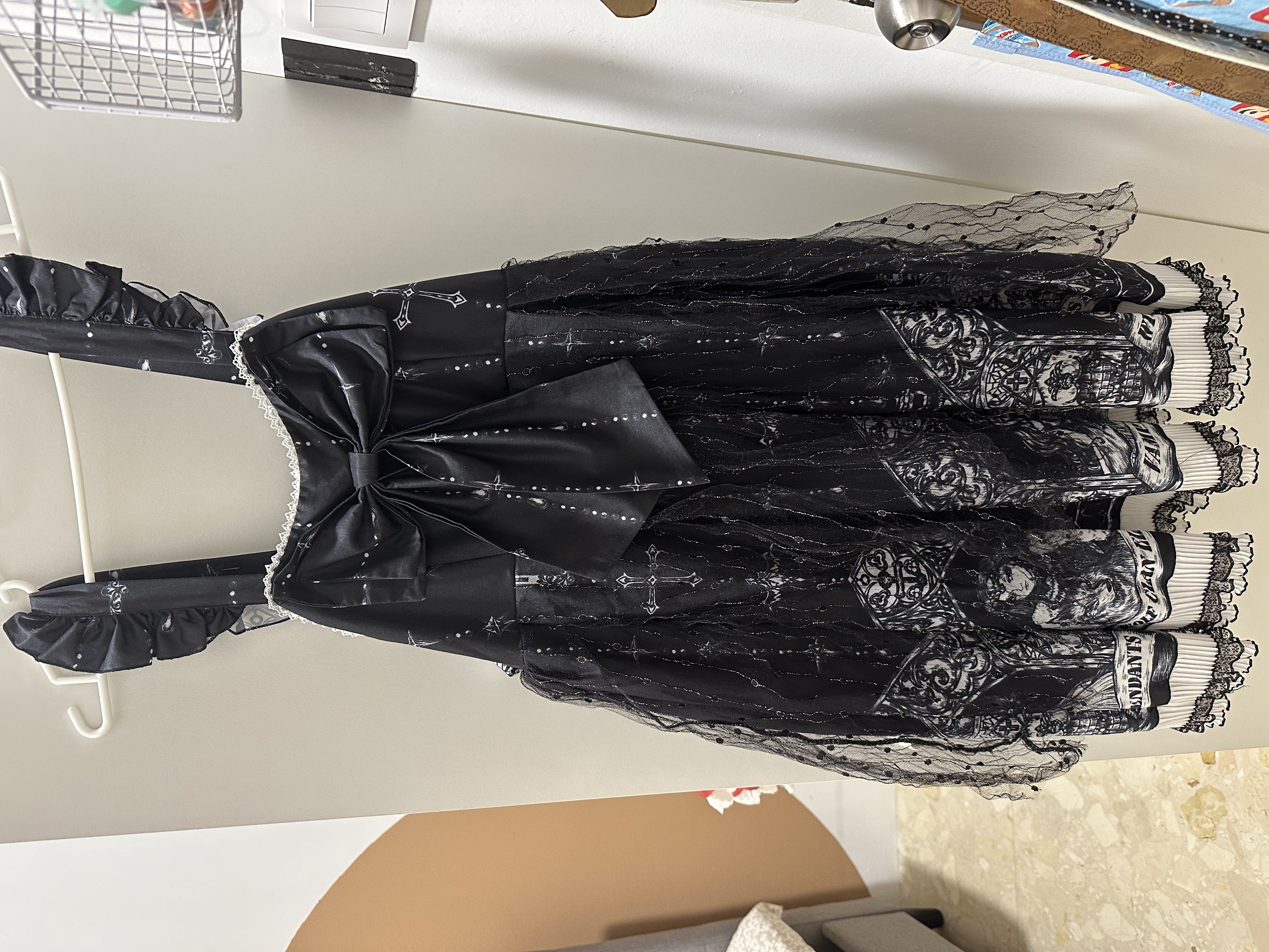 Gothic JSK Lolita EGL Black Dress - Photo 5