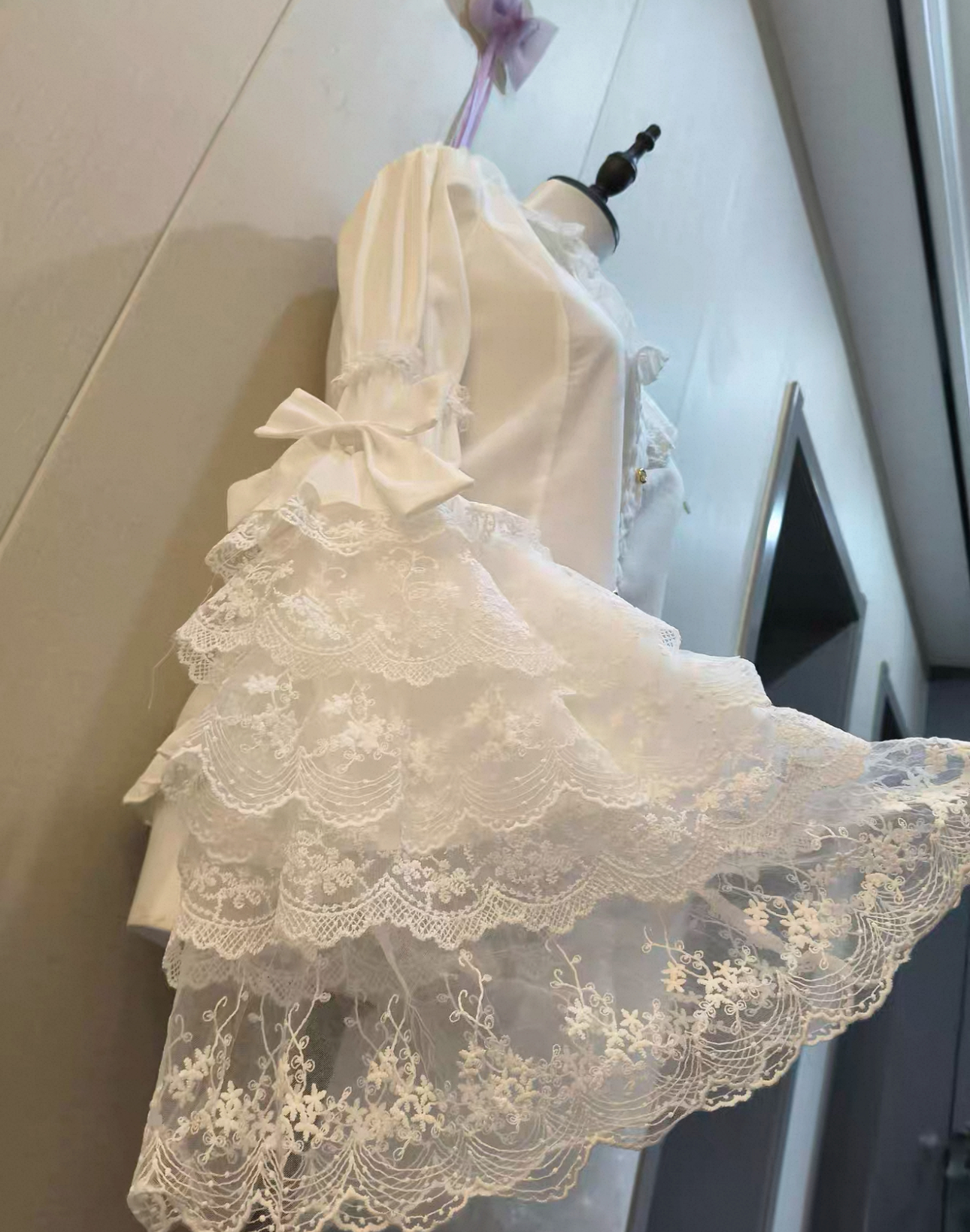White Lolita EGL Blouse Princess Prince - Photo 2