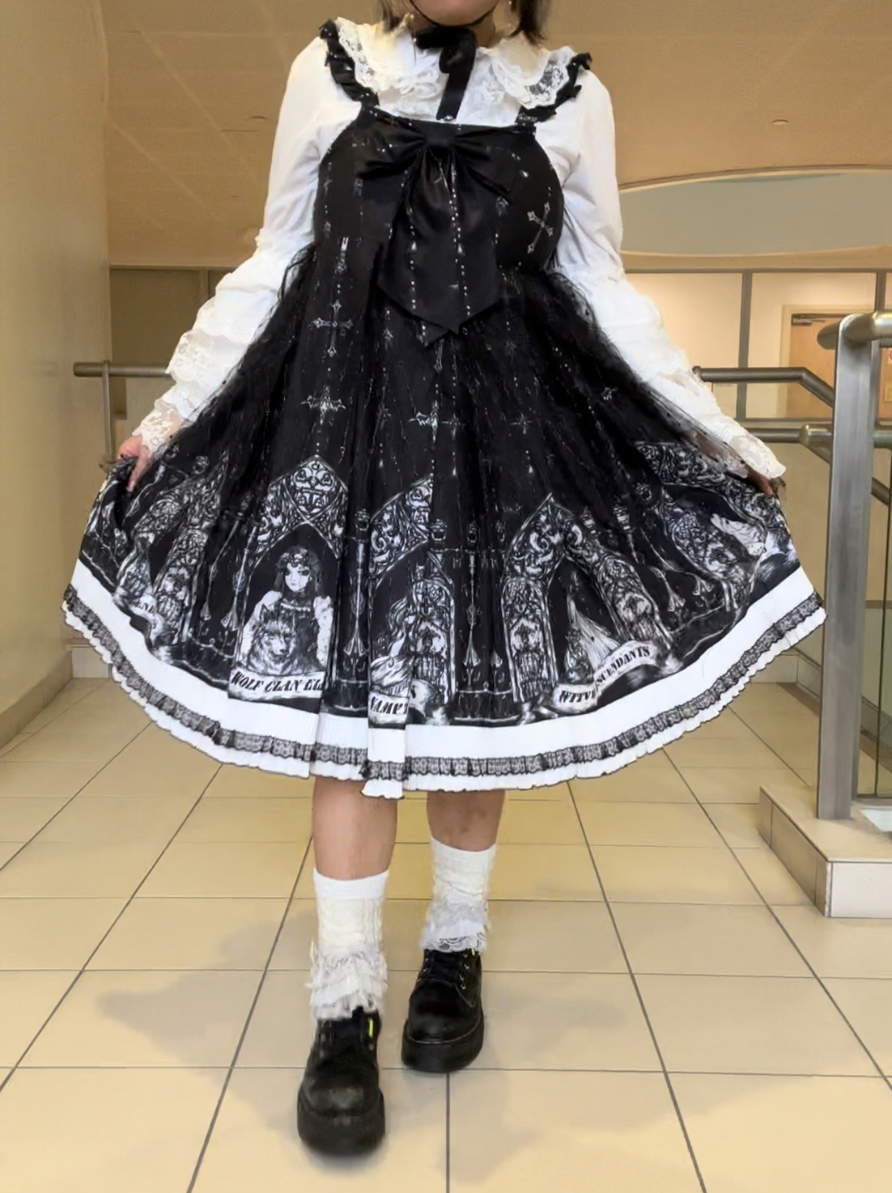 Gothic JSK Lolita EGL Black Dress - Photo 2