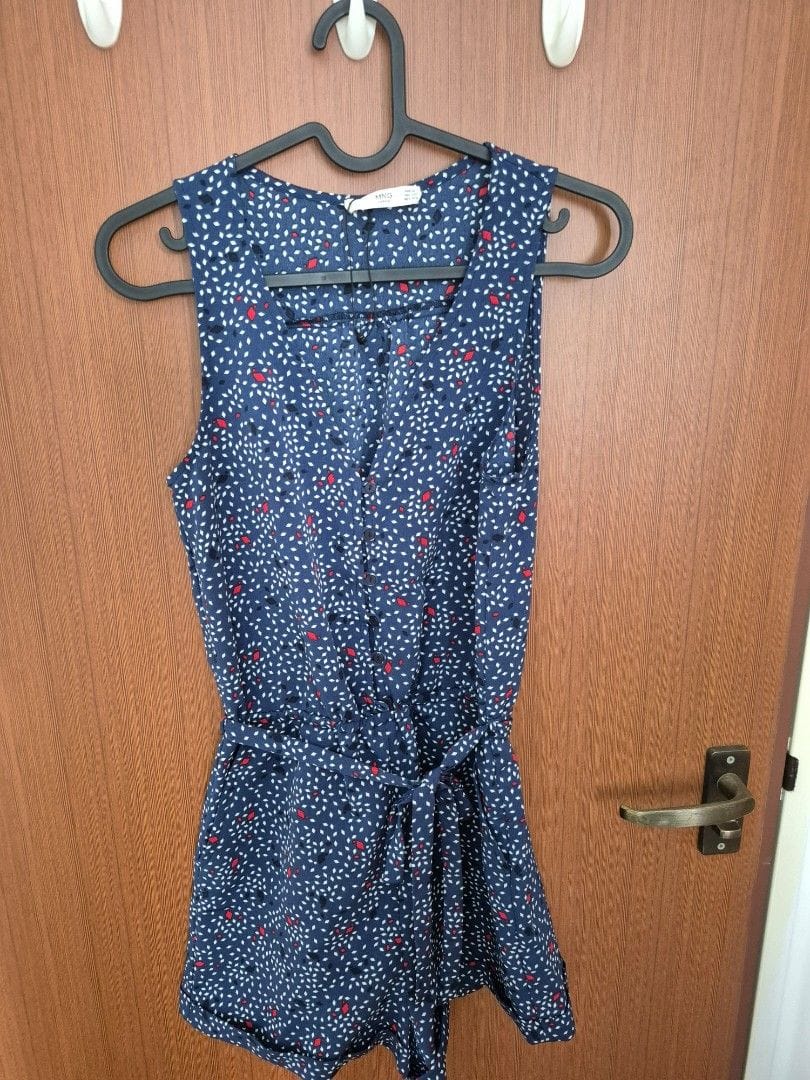 Chic Navy Playsuit - XS (Mango)