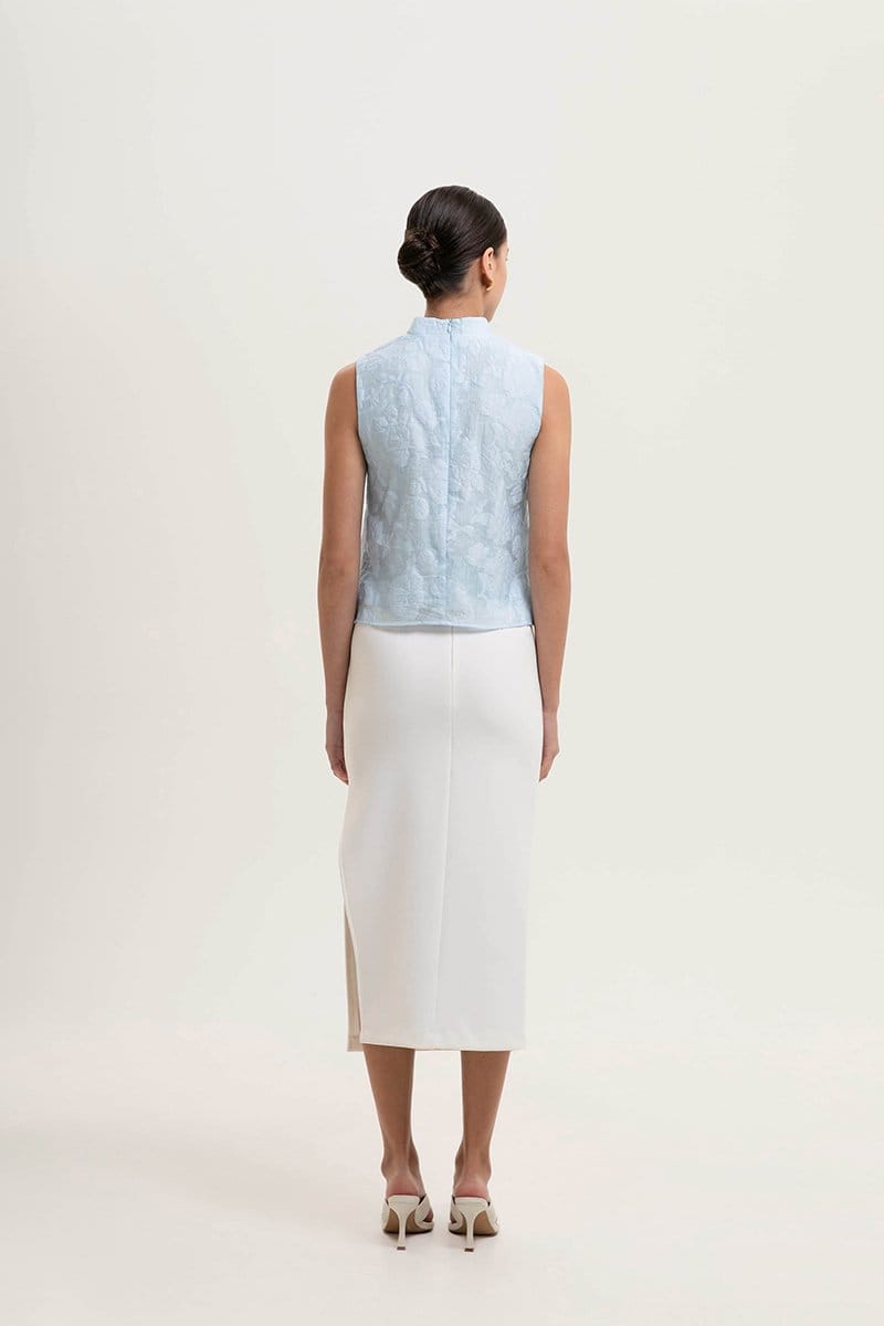 Love and Bravery Nadina Embossed Organza Top - Size XXS - Photo 4