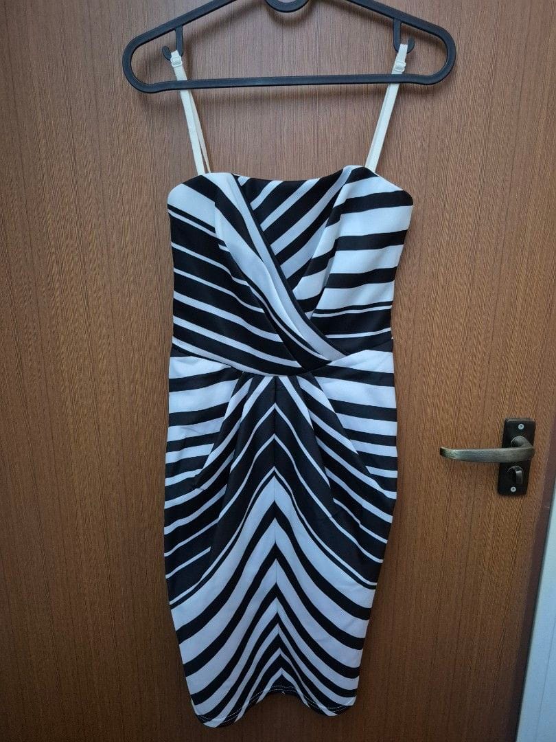 Lipsy London Striped Formal Tube Dress - Chic Vibes!