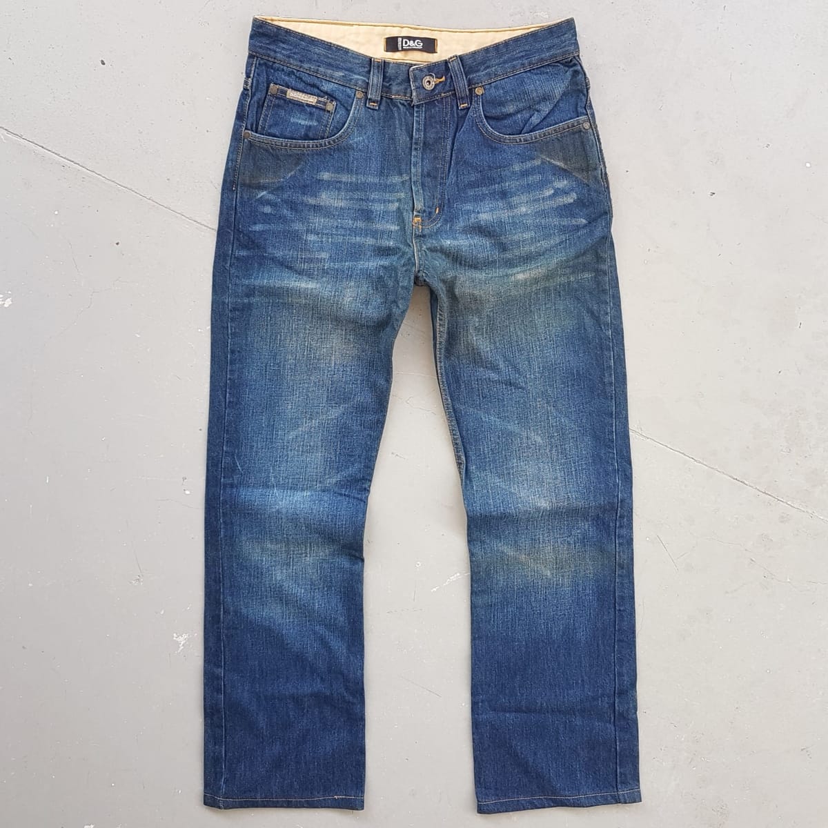 Retro DOLCE & GABBANA Denim Jeans, Made in ITALY, Cool D&G 1977 Bottoms, Size 30, Cosmopolitan, Sleek ITALIAN Designer Wear, Streetwise, Sophistication, Nostalgic Appeal, Vintage Pants, Timeless Classic, Luxury Living, Pop Culture, Cult Street Fashion