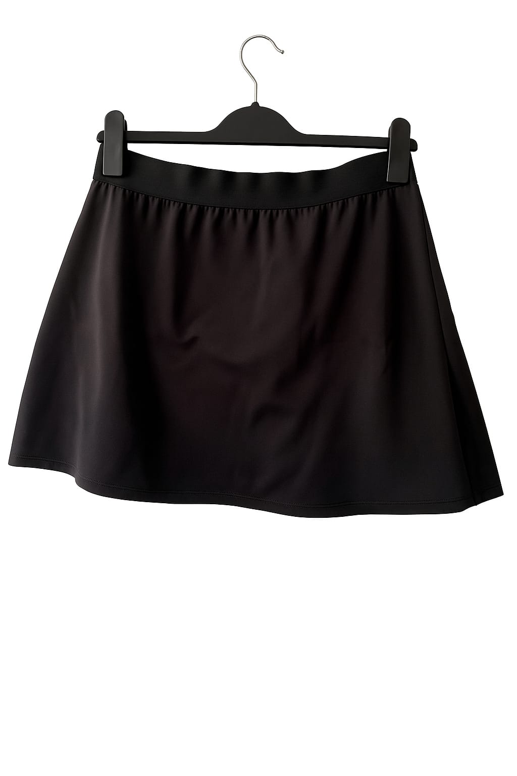 Puma PUMA Minimalist Black Asymmetric Half Pleated Skirt (M) - Photo 4