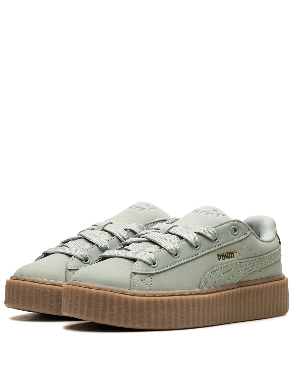 Puma FENTY x PUMA Creeper Phatty Earth Tone Green Fog-Gold Gum (UK 5 / EUR 38 / US 6) - Photo 4