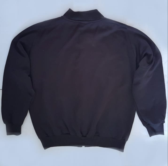 Adidas Retro Adidas Black Zipper Jacket, Blue & White Stripes, Cool XXXL Coat, Trendy Tracksuit, Cosmopolitan, Sleek ADIDAS Sweatshirt, Vintage Windbreaker, Streetwise, Oversize Outerwear, Sophistication, Roadster, Travel Essentials, Backpackers, Cult Street Fashion - Photo 3