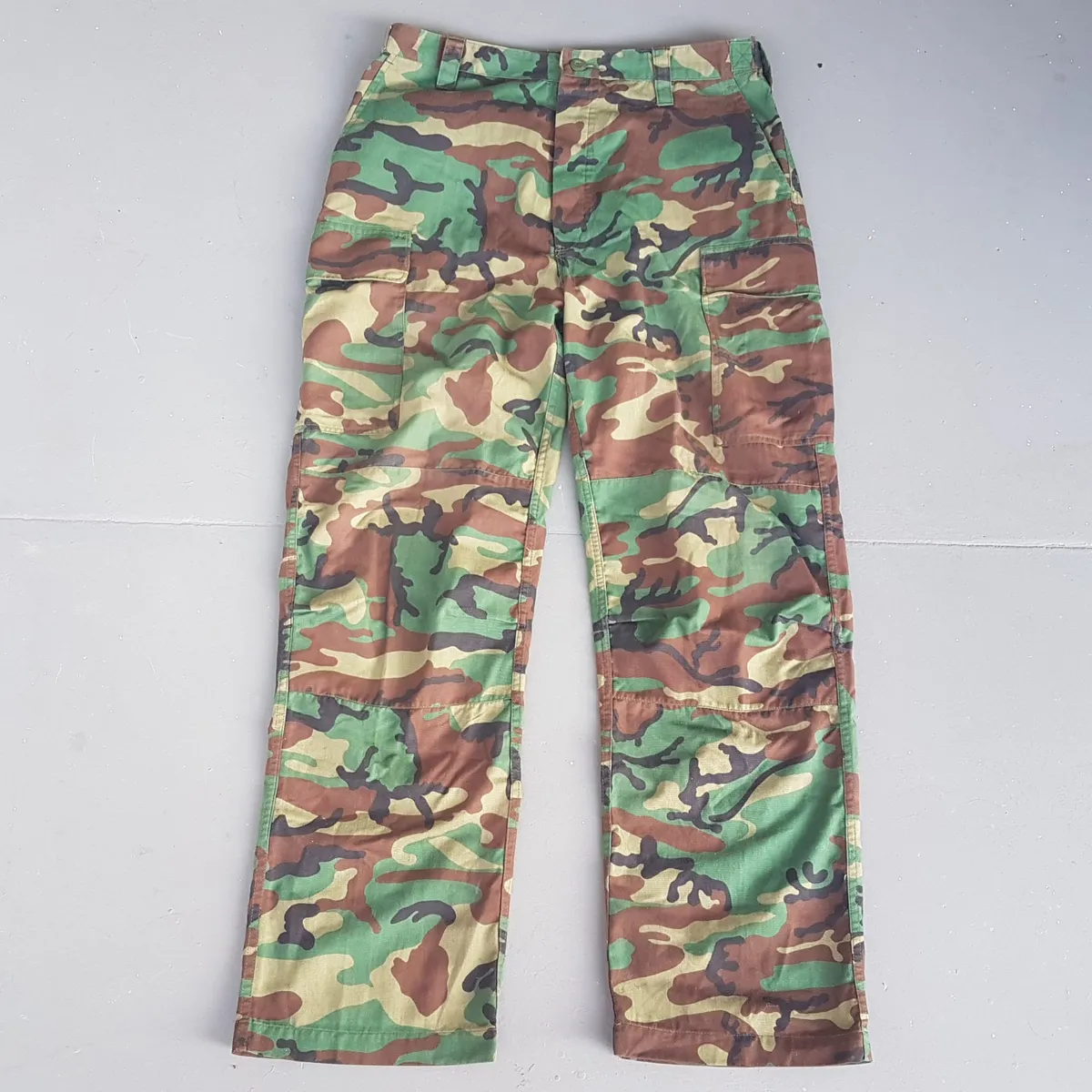 Retro Camouflage Pattern Pants, Size 39, Vintage Military Uniforms, G I Joe Characters, Combat Cargo Pants, Camo Bottoms, Role Play, Call of Duty, Counterstrike, Delta Force, Movie Props, Tactical Gear, Fashion Trousers - Photo 7