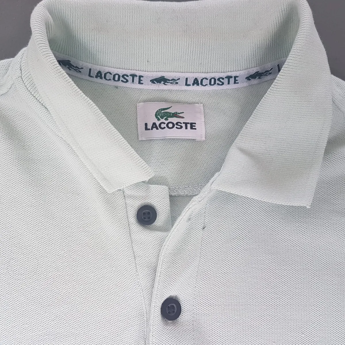 Lacoste Premium LACOSTE Polo Shirt, Paris, Versatile Light Green Top, Classic 2 Buttons Shirt, Cool FRENCH Design, Cosmopolitan, Urban Style, Sophistication, Timeless Appeal, Pop Culture, Summer Holidays, Resort Living, Cult Street Fashion - Photo 2