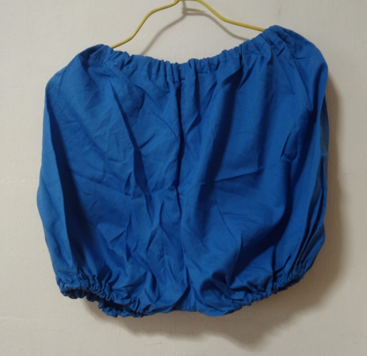 Bright Blue Elastic Waist Skirt