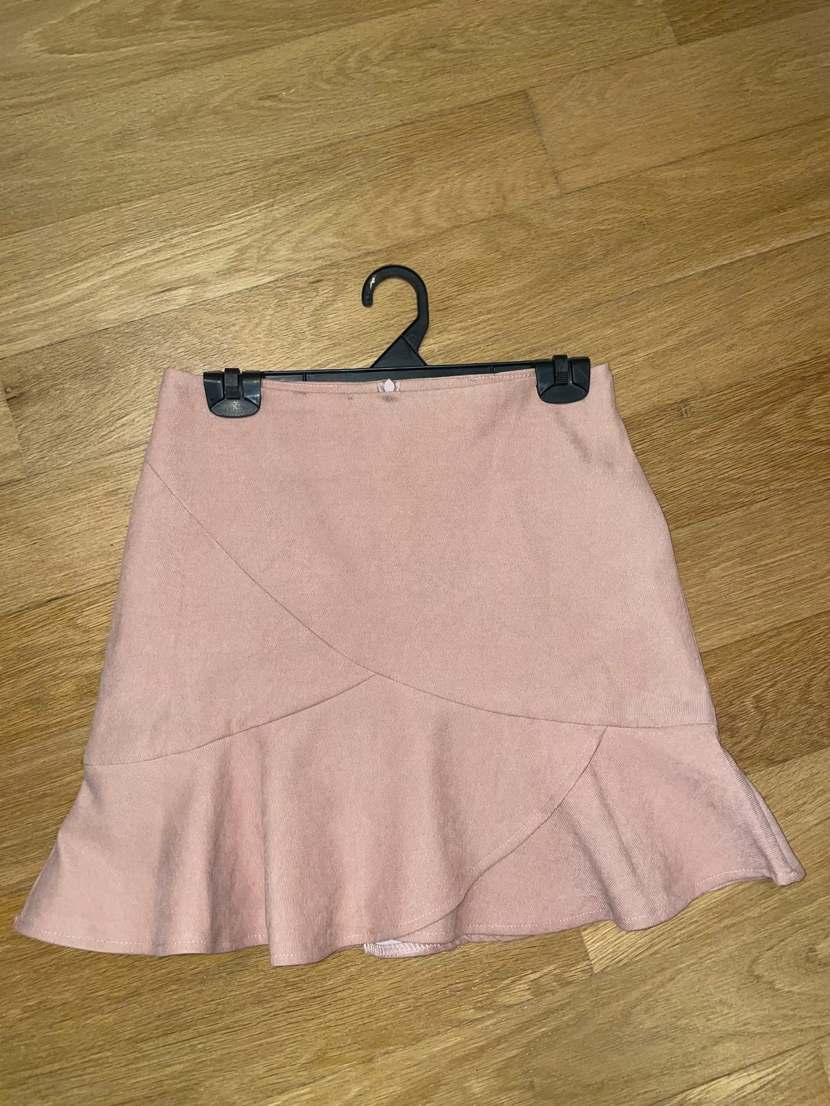Soft Pink Ruffle Mini Skirt