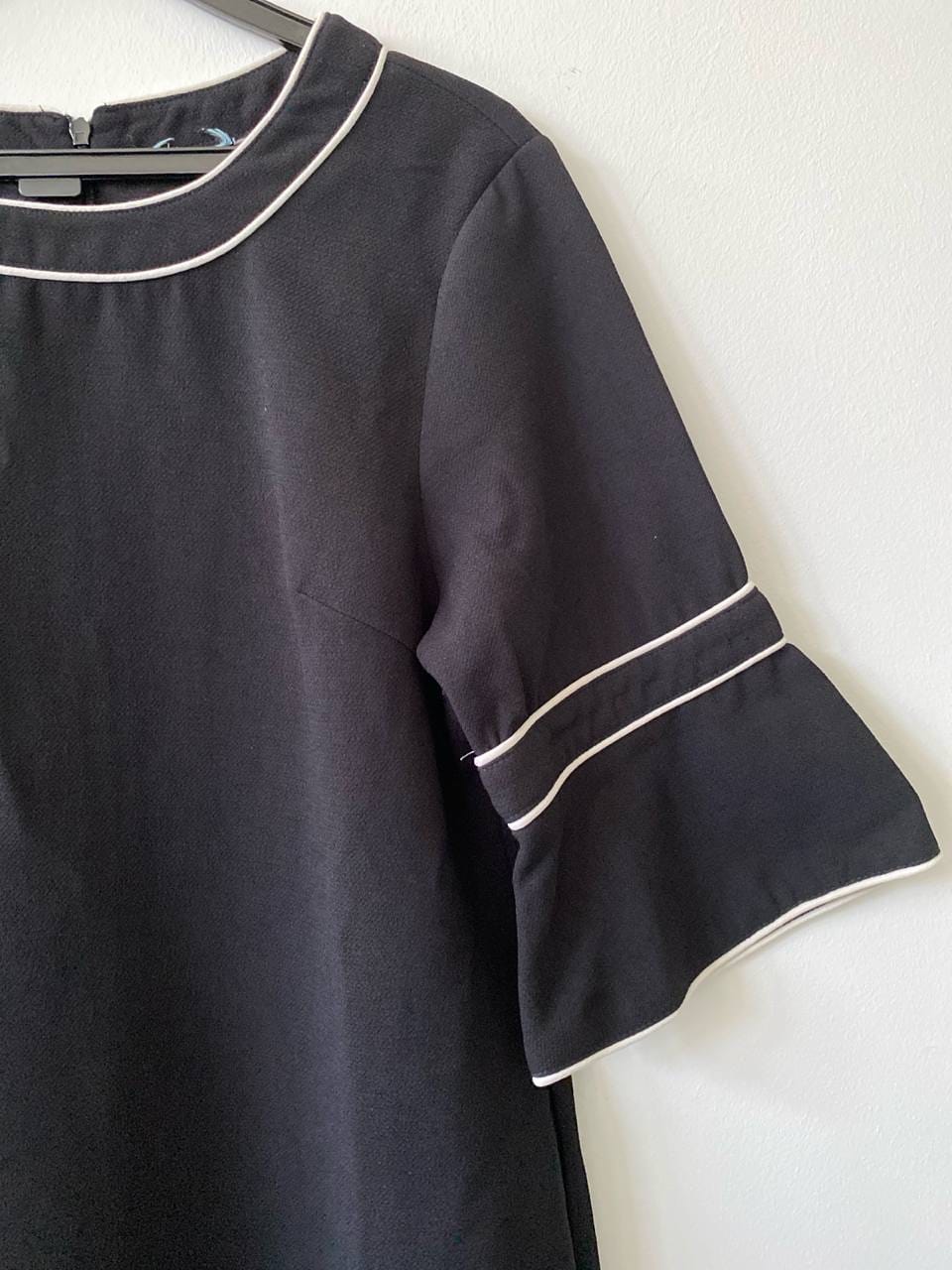 Unbranded Navy Short-Sleeved Dress (L) - Photo 2