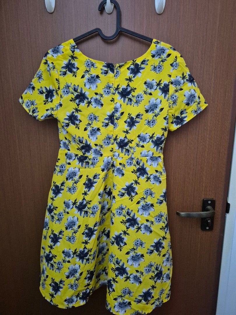 New Look New Look Petite Yellow Floral Summer Dress - XS/UK 6 - Photo 2