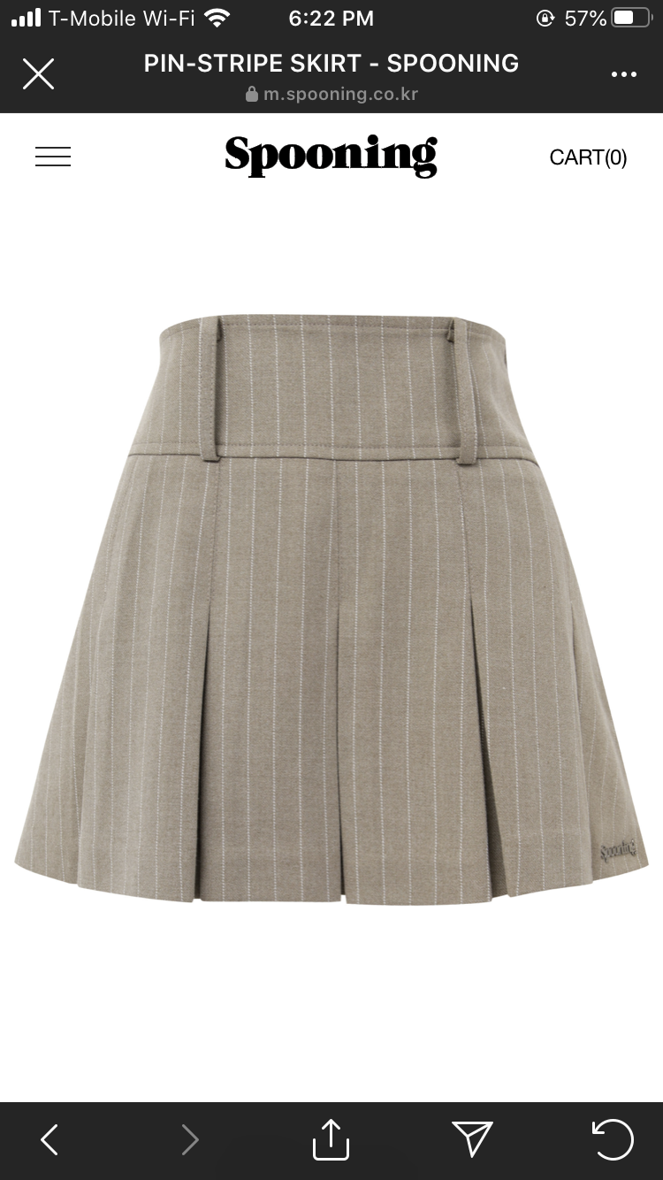 Spooning Tailored Skirt