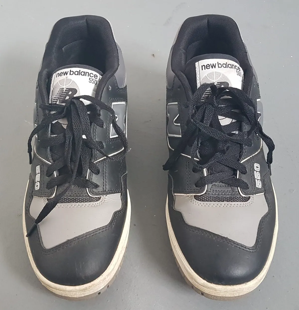 New Balance Retro New Balance 550 Shadow Sneakers, Cool Black, Marble & Grey Colorway, US 10, UK 9.5, EUR 44, CM 28, Cosmopolitan, Vintage NB Basketball Shoes, Timeless Appeal, Urban Style, Sophistication, Streetwise, Everyday Fashion - Photo 7