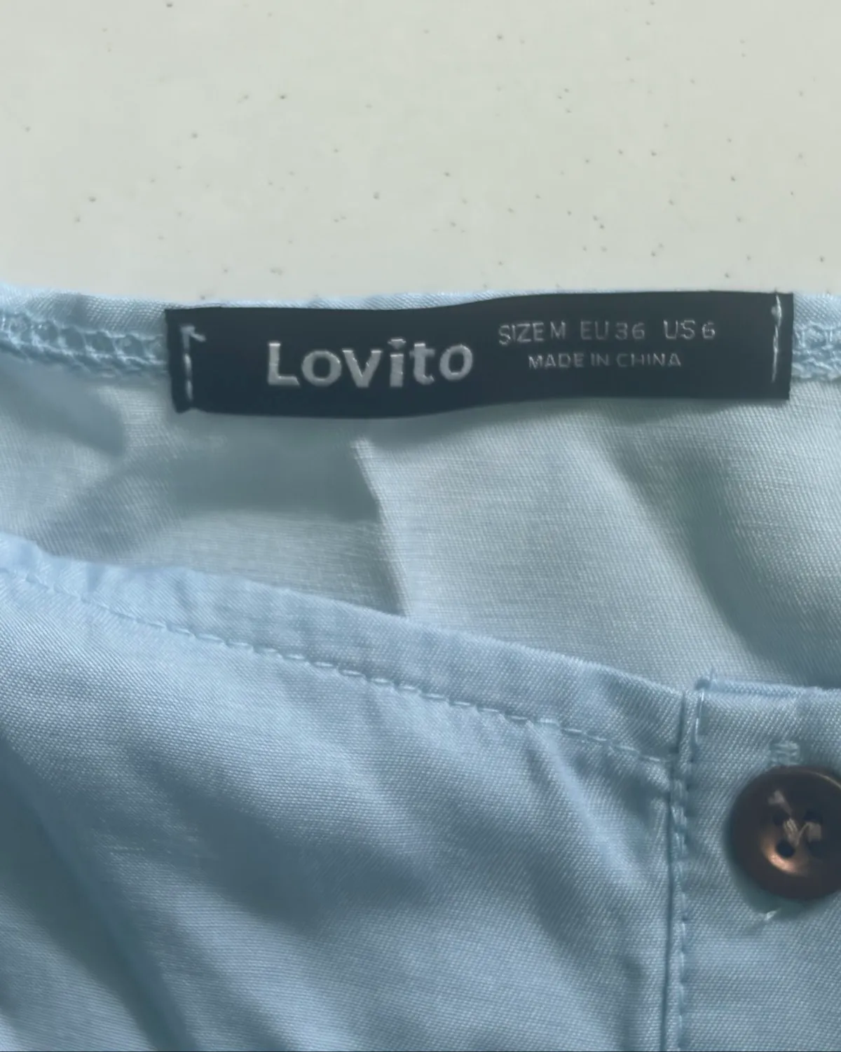 Lovito Chic Lovito Button-Up Ruffle Top - Photo 3