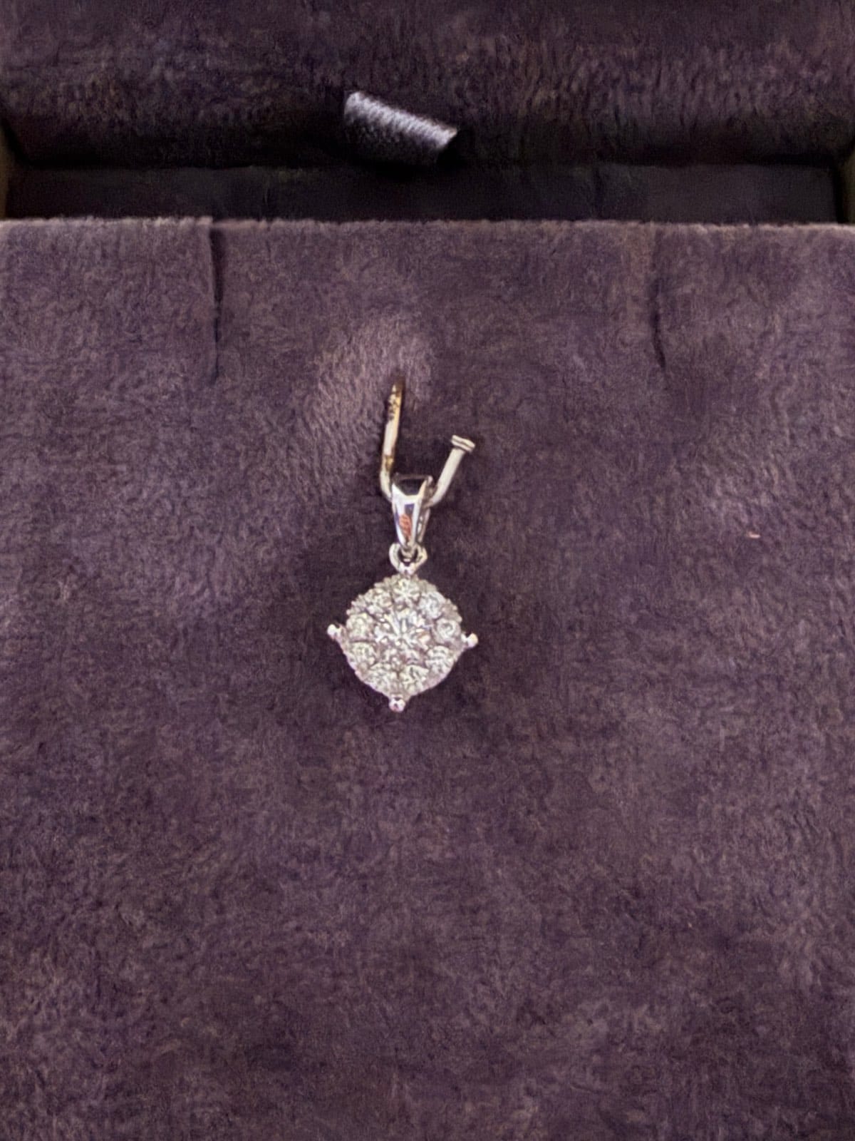 Goldheart Regalia 14K white gold diamond pendant