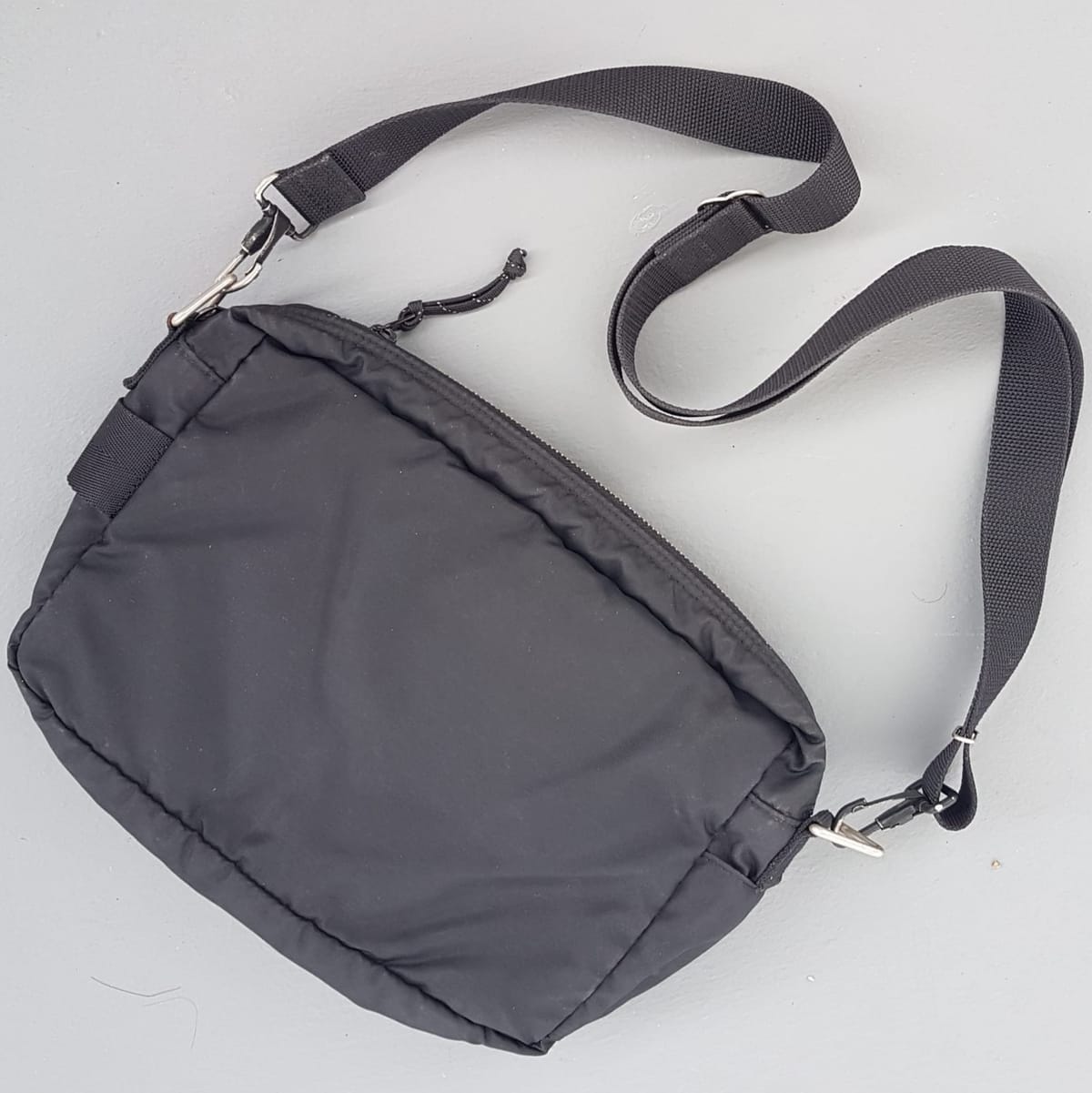 PORTER Original Porter International Crossbody Shoulder Bag, Luxury Black Nylon Bag, Cosmopolitan, Made in JAPAN, Sleek Design, Sling Bag, Travel Pack, Continental, Sophistication, Urban Style, Streetwise, Timeless Appeal, Pop Culture, Active Lifestyle, Everyday Fashion - Photo 4