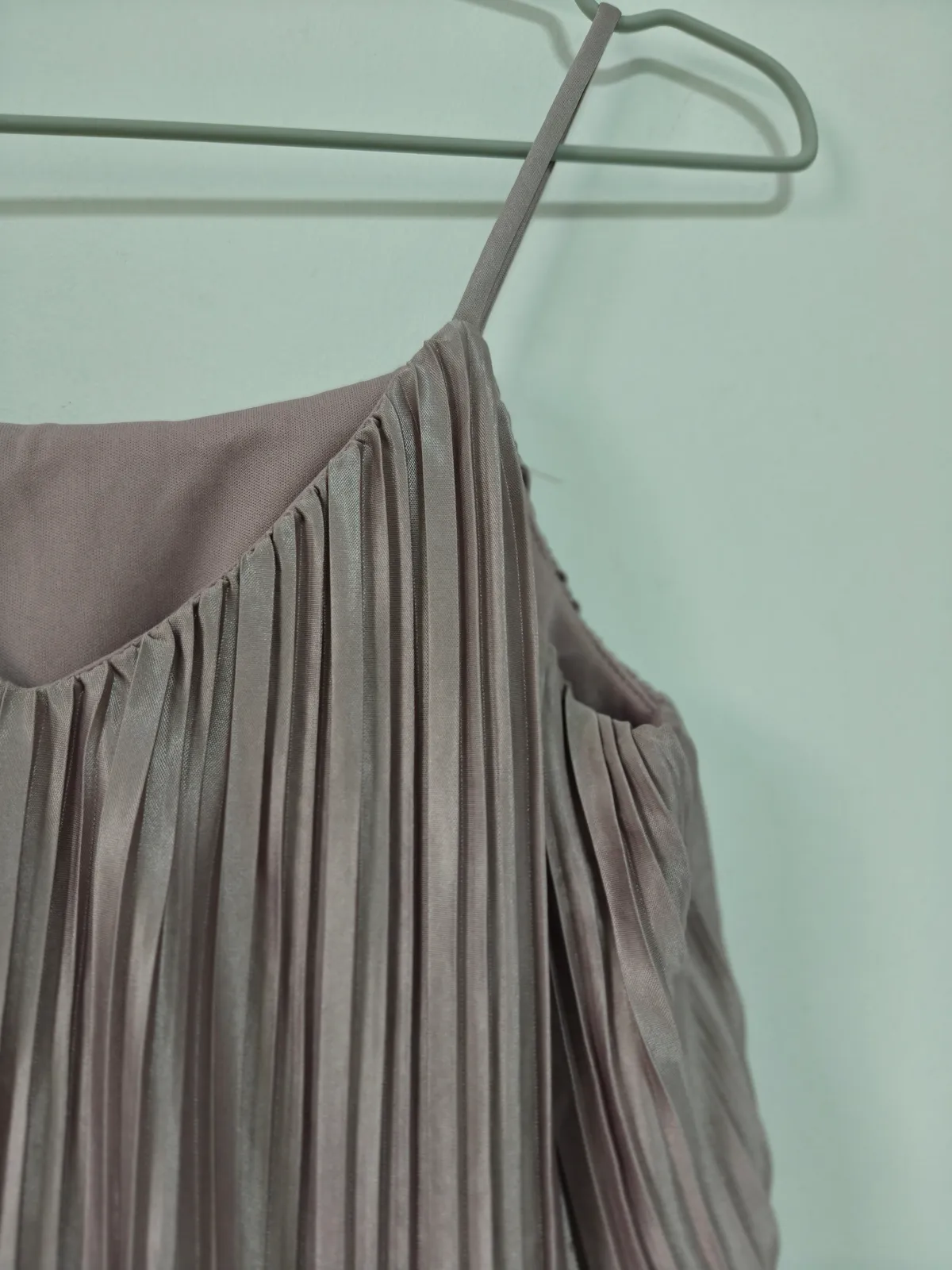 Theclosetlover Chic Pleated Lilac Cami Top - Photo 3
