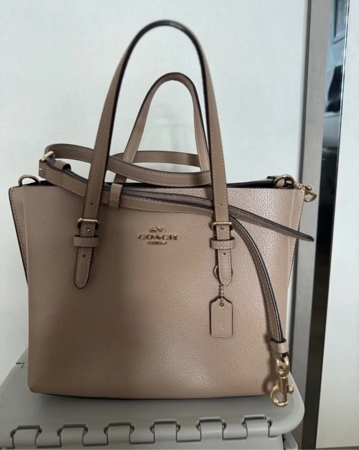 Coach Coach Pebble Leather Tote Bag - Photo 5