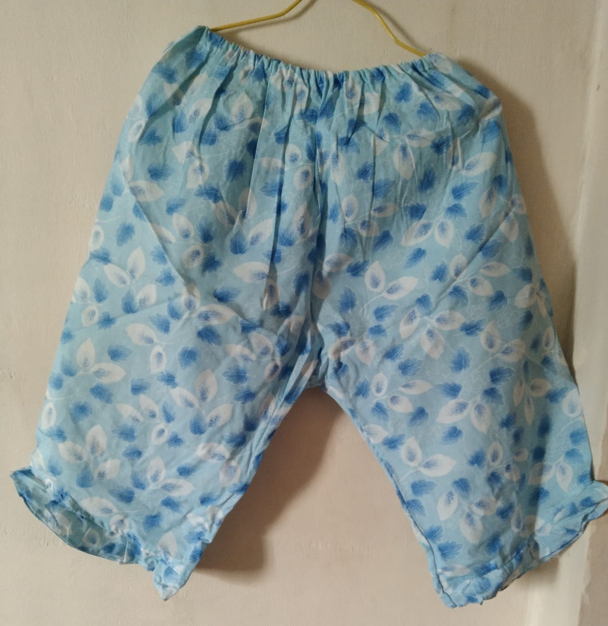 Cute Blue Floral Lounge Shorts