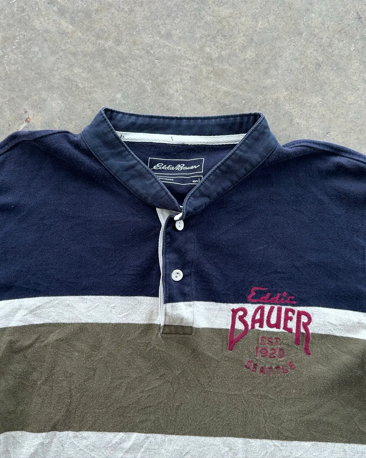 Eddie Bauer Eddie Bauer Retro Striped Rugby Polo - Photo 3