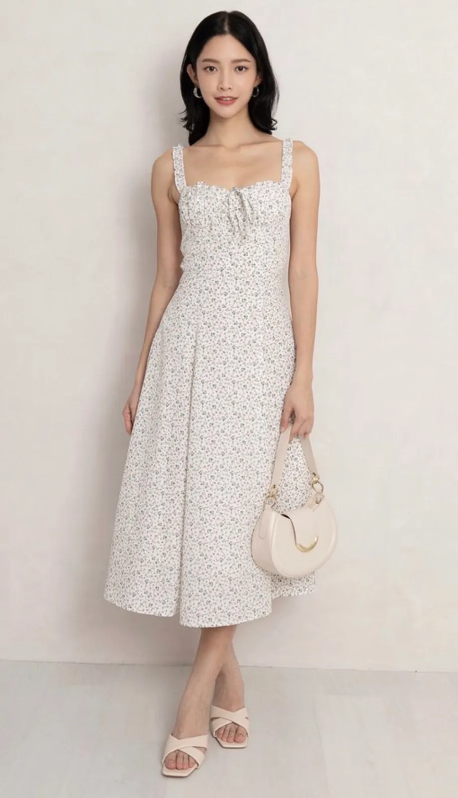 Floral Midi Summer Dress