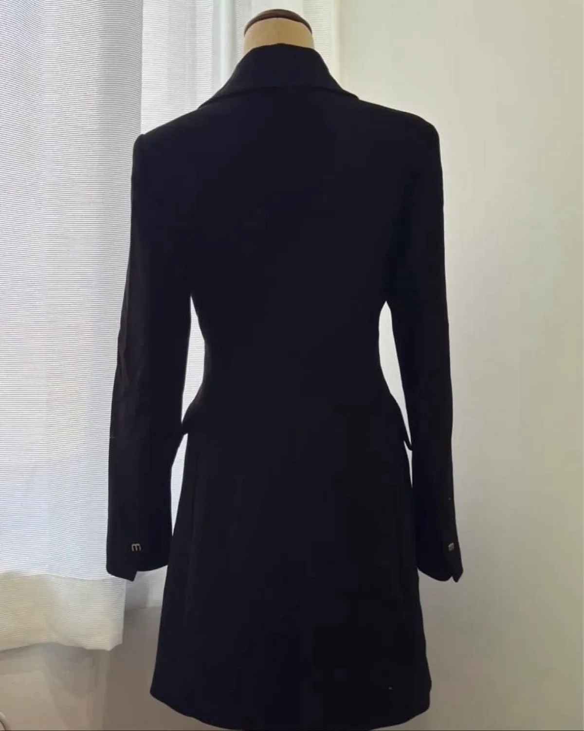 Mango Black Coat Blazer - Photo 3