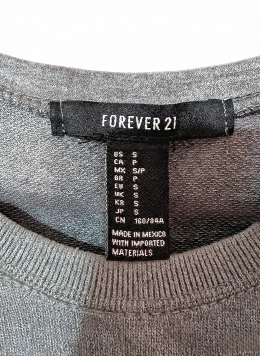 Forever 21 Forever 21 Grey Sleeveless Tie Waist Cotton Blend Sleeveless Tank Dress (Size S) - Photo 3
