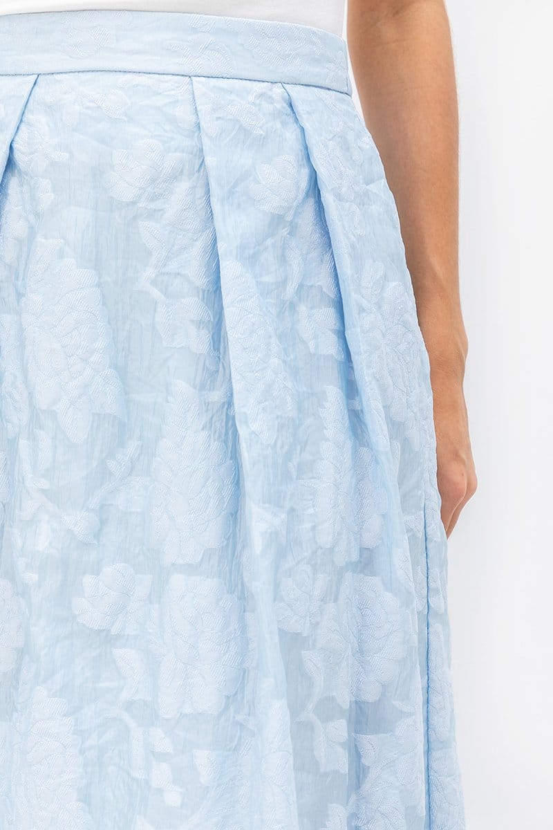 Love and Bravery Sevara Organza Jacquard Maxi Skirt, Size XXS - Photo 3
