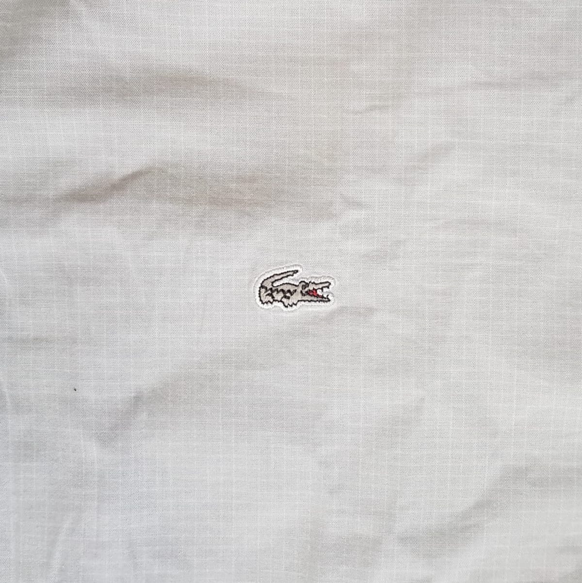 Lacoste Original LACOSTE Smart Dress Shirt, Checker Blue & White Designer Shirt, Lacoste Logo, Cosmopolitan, Paris, FRANCE, Sleek 7 Buttons Long Sleeve Shirt, 40 MEDIUM Top, Regular Fit, Luxury Lifestyle, Timeless Appeal, Urban Style, Sophistication, Pop Culture - Photo 3