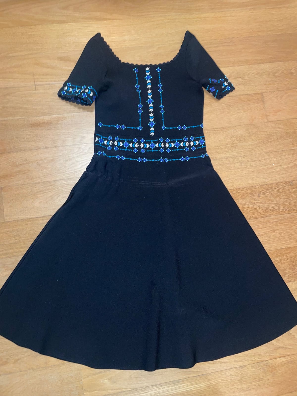 Sandro Elegant Embroidered Dress