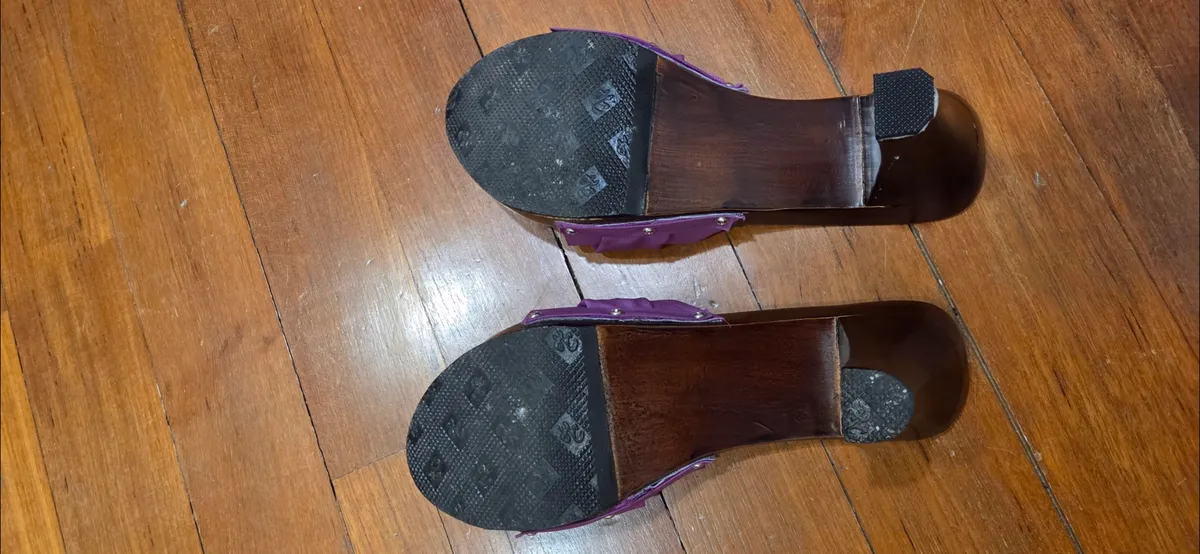 Snapglamour Purple Knot-Heel mules - Photo 2