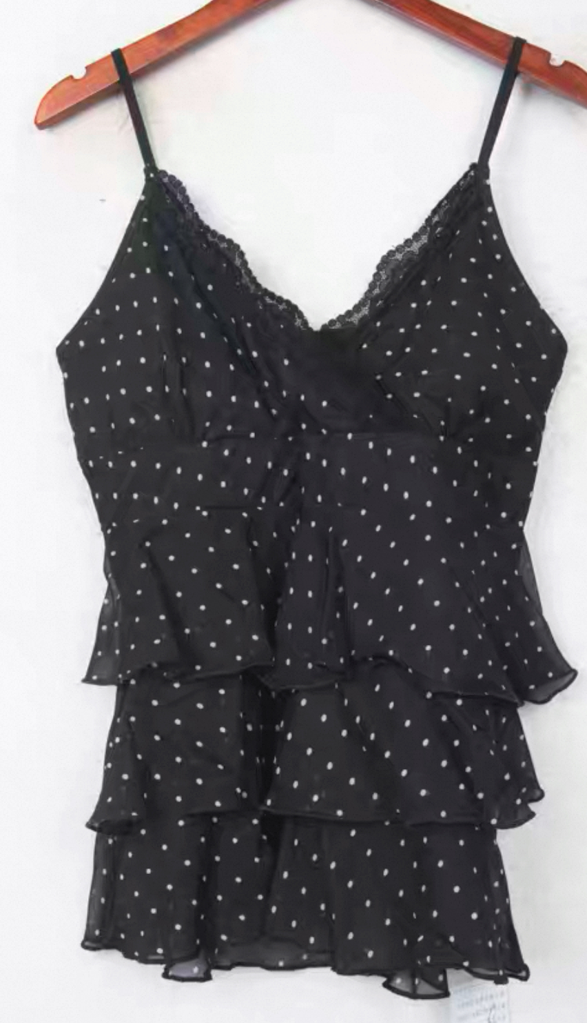 Chic Polka Dot Layered Cami Top