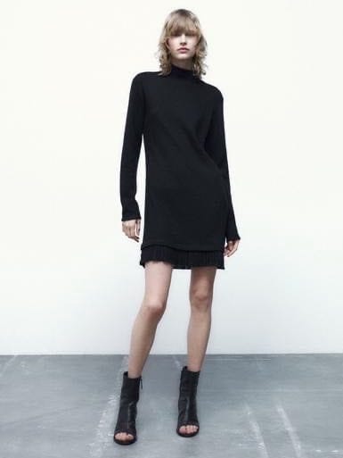 ZARA Black Soft Matching Dress (M)