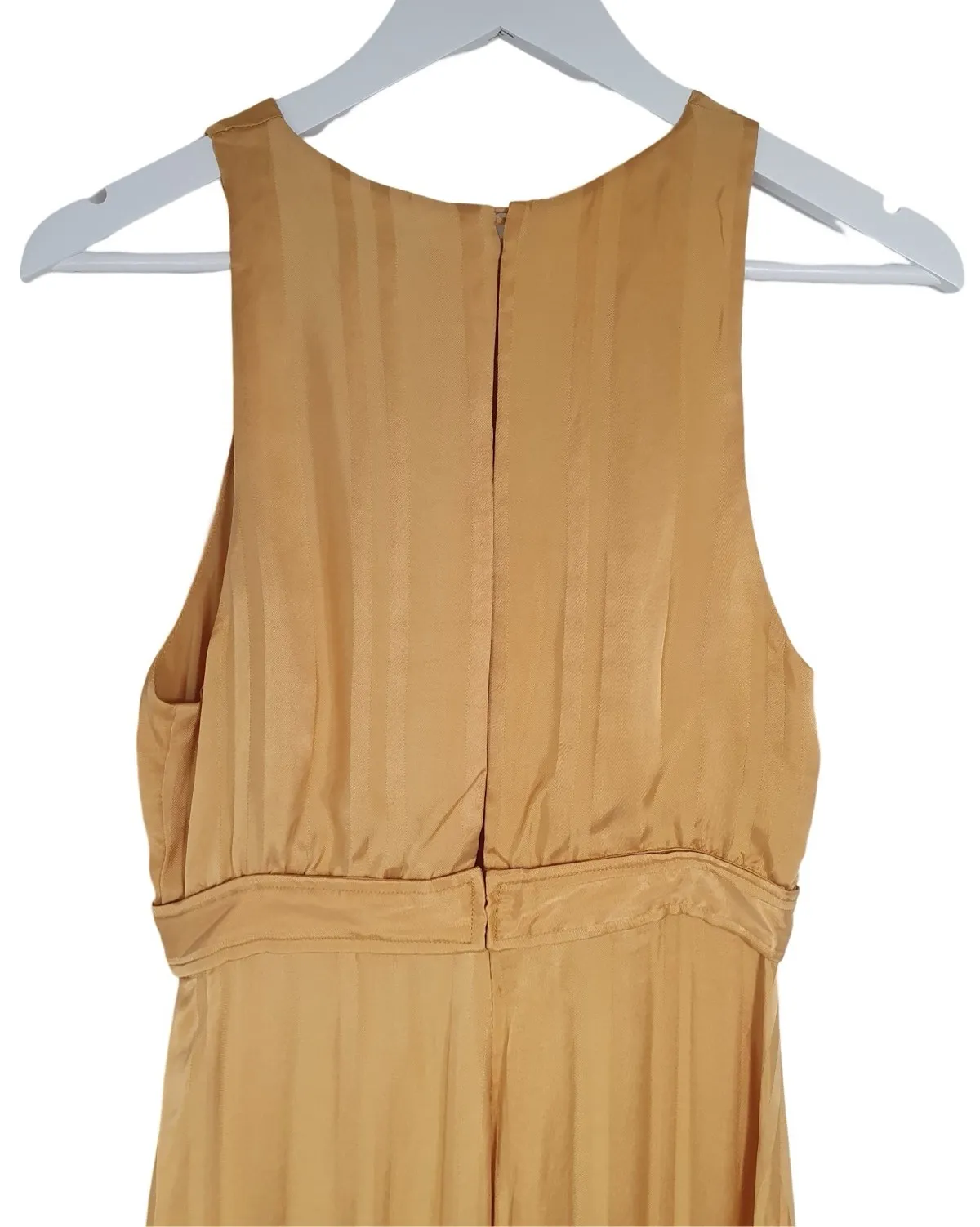 Shona joy Shona Joy Split Skirt Midi Dress in Saffron size UK10 - Photo 8