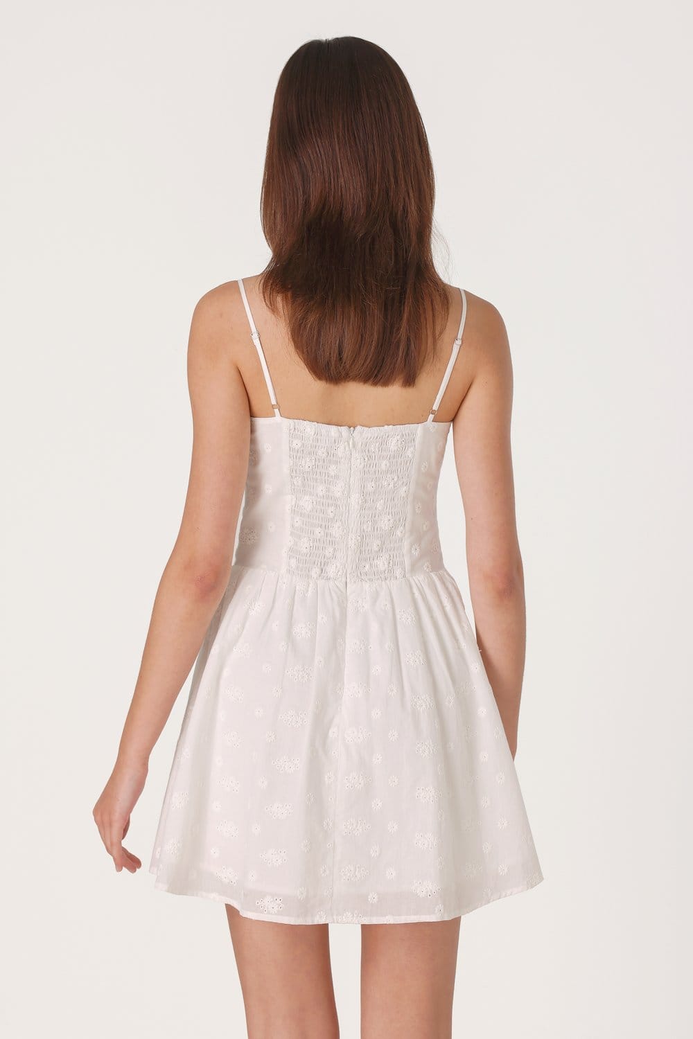 Lovet Jerica Padded Sweetheart Eyelet Skorts Dress - Photo 4