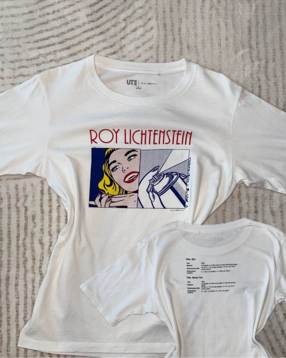 Uniqlo x Roy Lichtenstein UT 🌟graphic t-shirt
