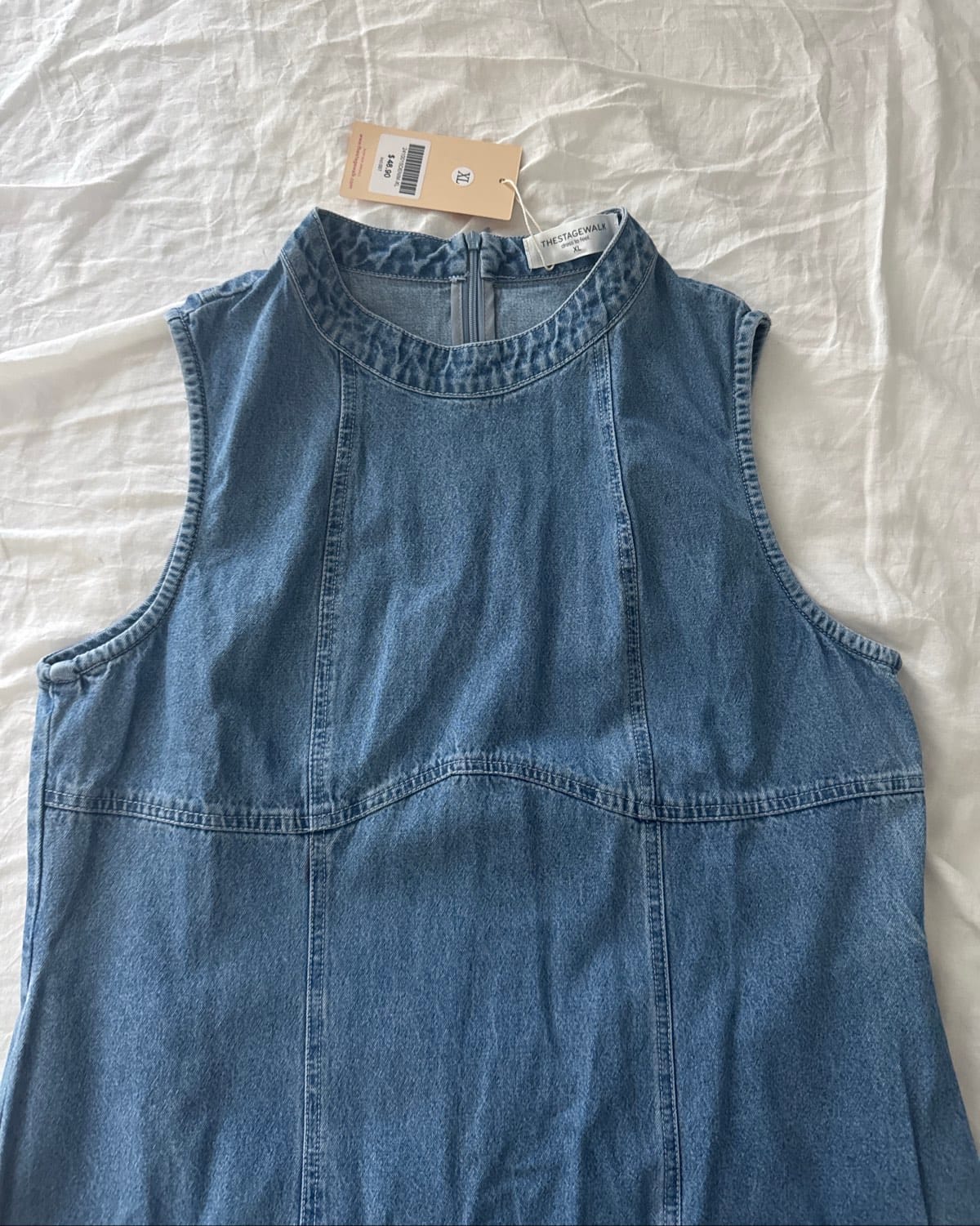 TheStageWalk TheStageWalk Denim Dress XL - Photo 2