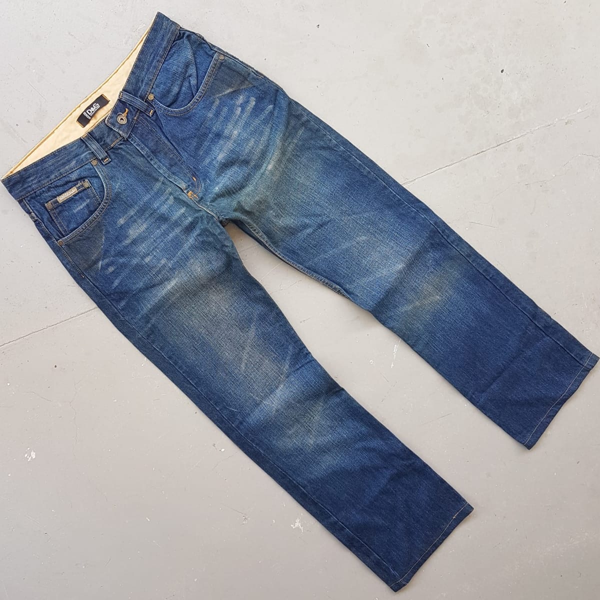 Dolce & Gabbana Retro DOLCE & GABBANA Denim Jeans, Made in ITALY, Cool D&G 1977 Bottoms, Size 30, Cosmopolitan, Sleek ITALIAN Designer Wear, Streetwise, Sophistication, Nostalgic Appeal, Vintage Pants, Timeless Classic, Luxury Living, Pop Culture, Cult Street Fashion - Photo 9