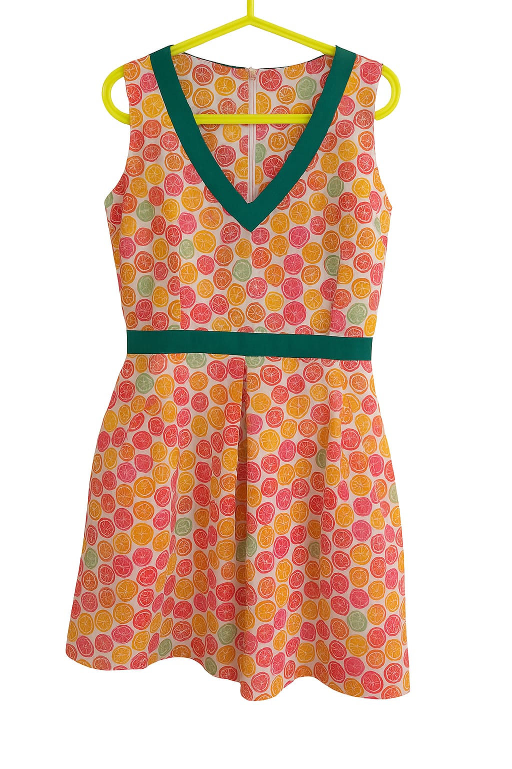 Fruit Print Summer Dress