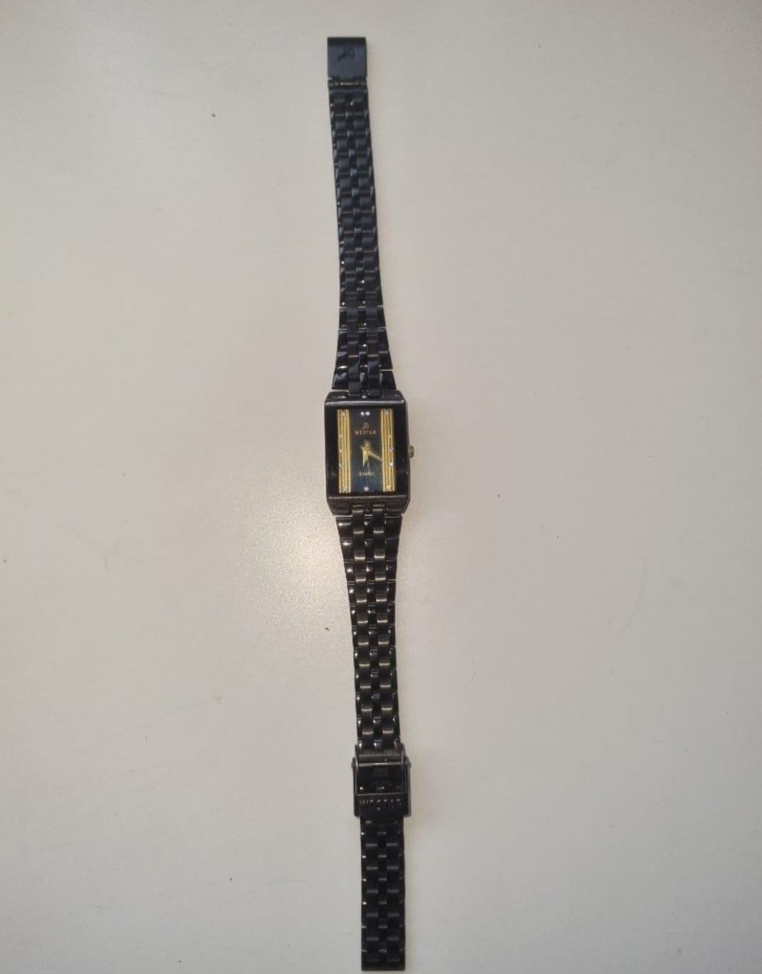 Sleek Black Rectangular Watch