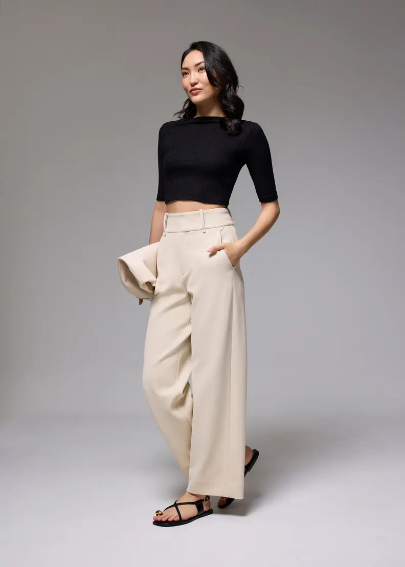 BNWOT Love Bonito Leggy Mentari High Waist Straight Leg Pants