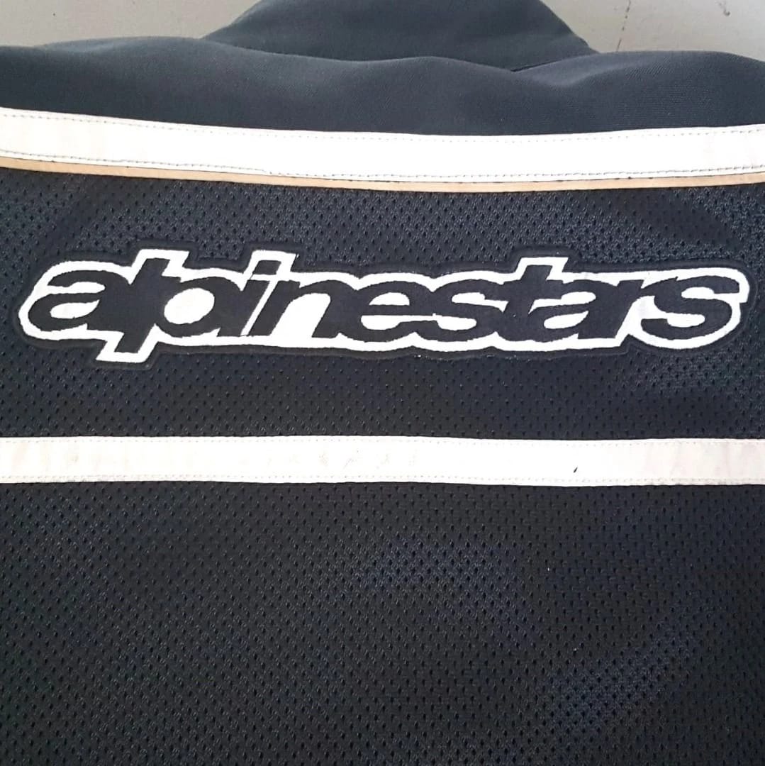ALPINESTARS Zipper Jacket, STELLA Breeze Air Model, Motorcycle Protective Jacket, Black & White Stripes, Racing Jacket, Biker Jacket - Photo 8